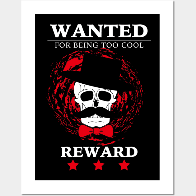 Wanted Skull Wall Art by flyinghigh5